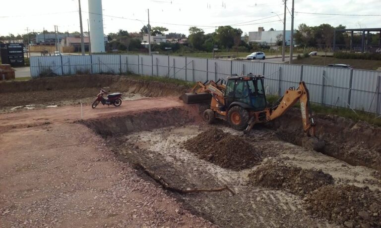 Obras em terra